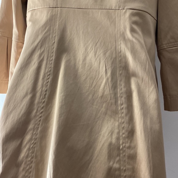 Vintage Y2K Satin Bell Sleeve Trench Jacket - Picture 13 of 16